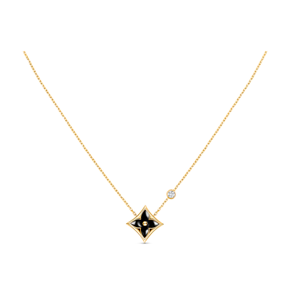 [AuraEcho Jewelry]STAR BLACK MOP NECKLACE