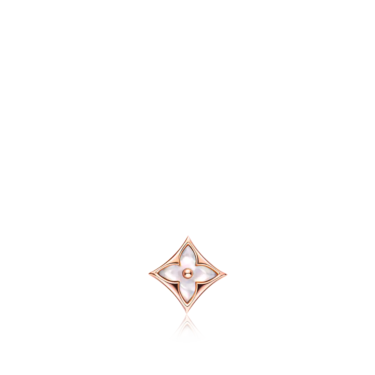 [AuraEcho Jewelry]STAR MOP PINK GOLD EARRINGS